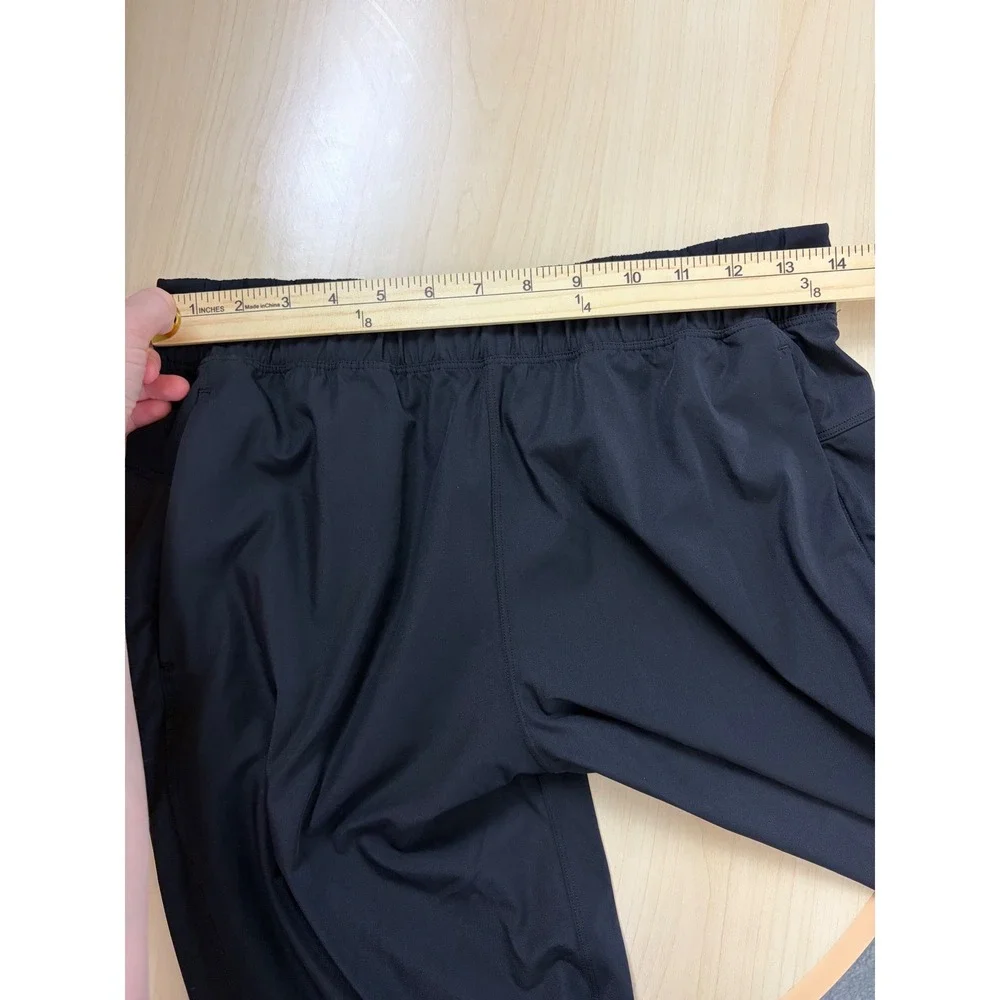 Lululemon Next Move Crop 23 Black Swift Ultra Light Relaxed Fit Pants Size 6